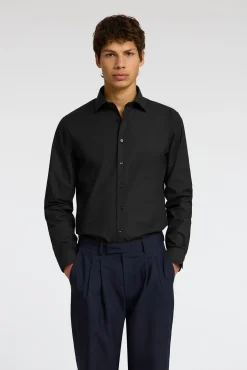 Camisa de manga comprida elegante 100% algodão