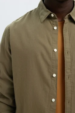 Camisa de manga comprida com corte slim
