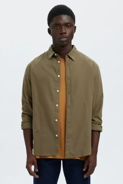 Camisa de manga comprida com corte slim