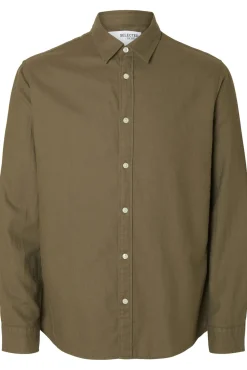 Camisa de manga comprida com corte slim