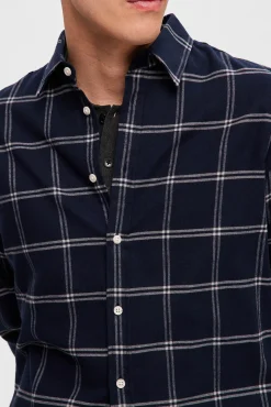 Camisa de manga comprida com corte slim