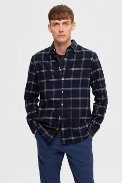 Camisa de manga comprida com corte slim