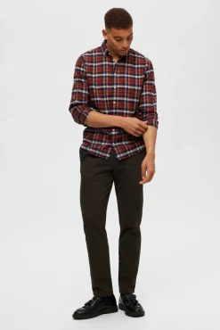Camisa de manga comprida com corte slim