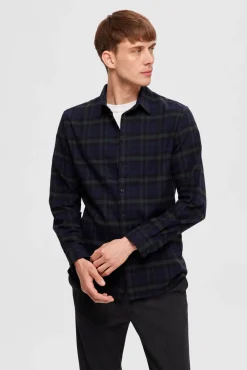 Camisa de manga comprida com corte slim