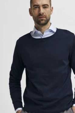 Camisa de manga comprida de vestir 100% algodão.