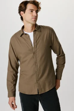 Camisa de manga comprida com corte slim