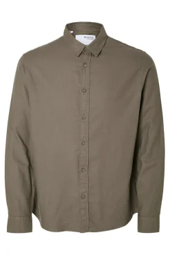 Camisa de manga comprida com corte slim