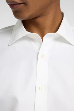 Camisa de manga comprida elegante 100% algodão