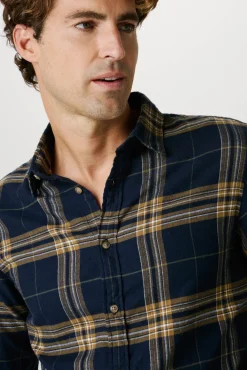 Camisa de manga comprida com corte slim
