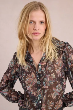 Camisa de manga comprida com estampado