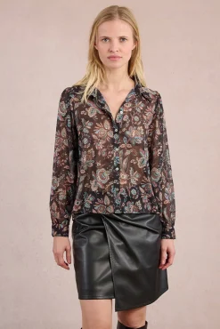 Camisa de manga comprida com estampado