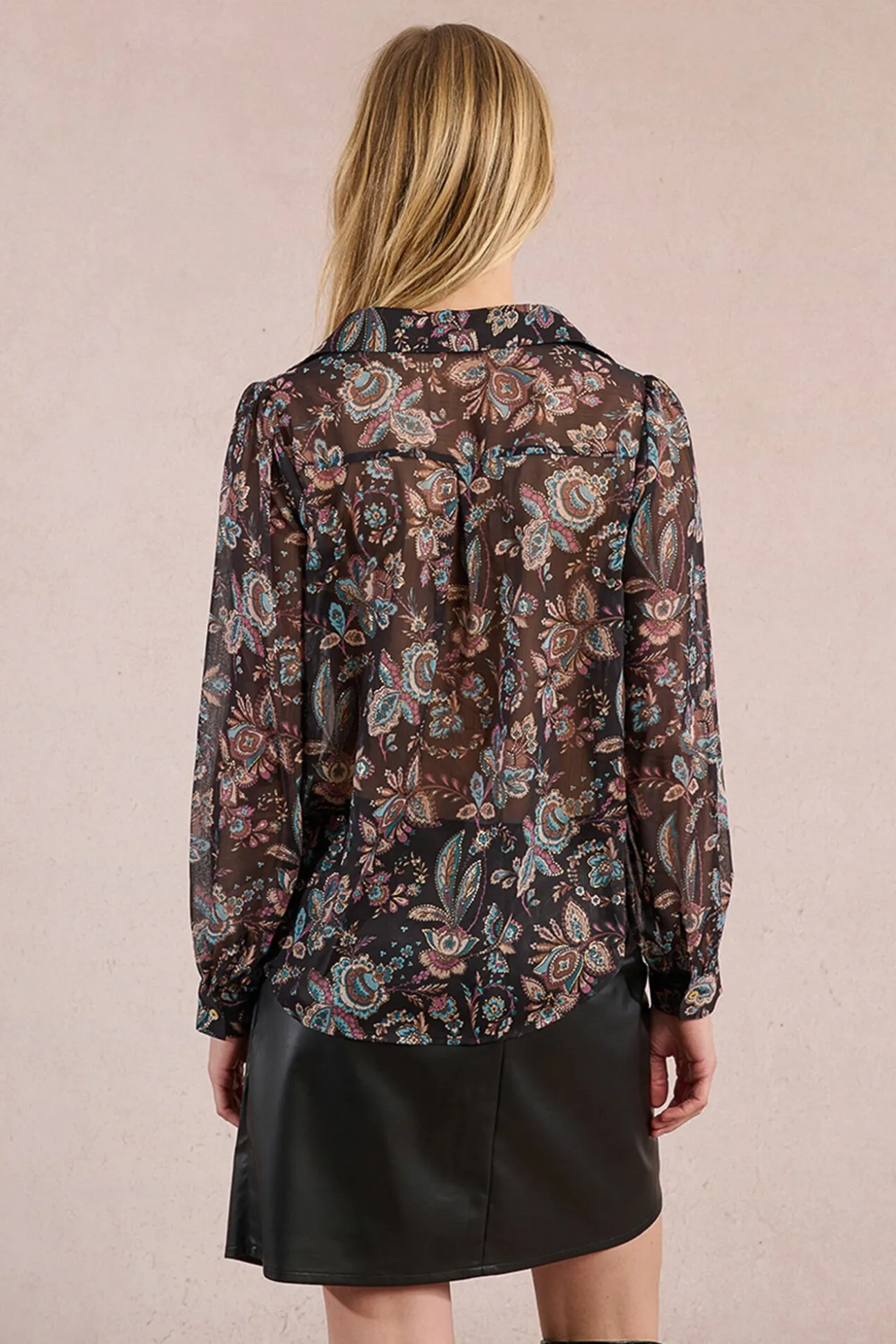 Camisa de manga comprida com estampado