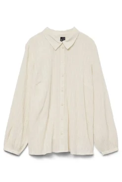Camisa de manga manga comprida plus size