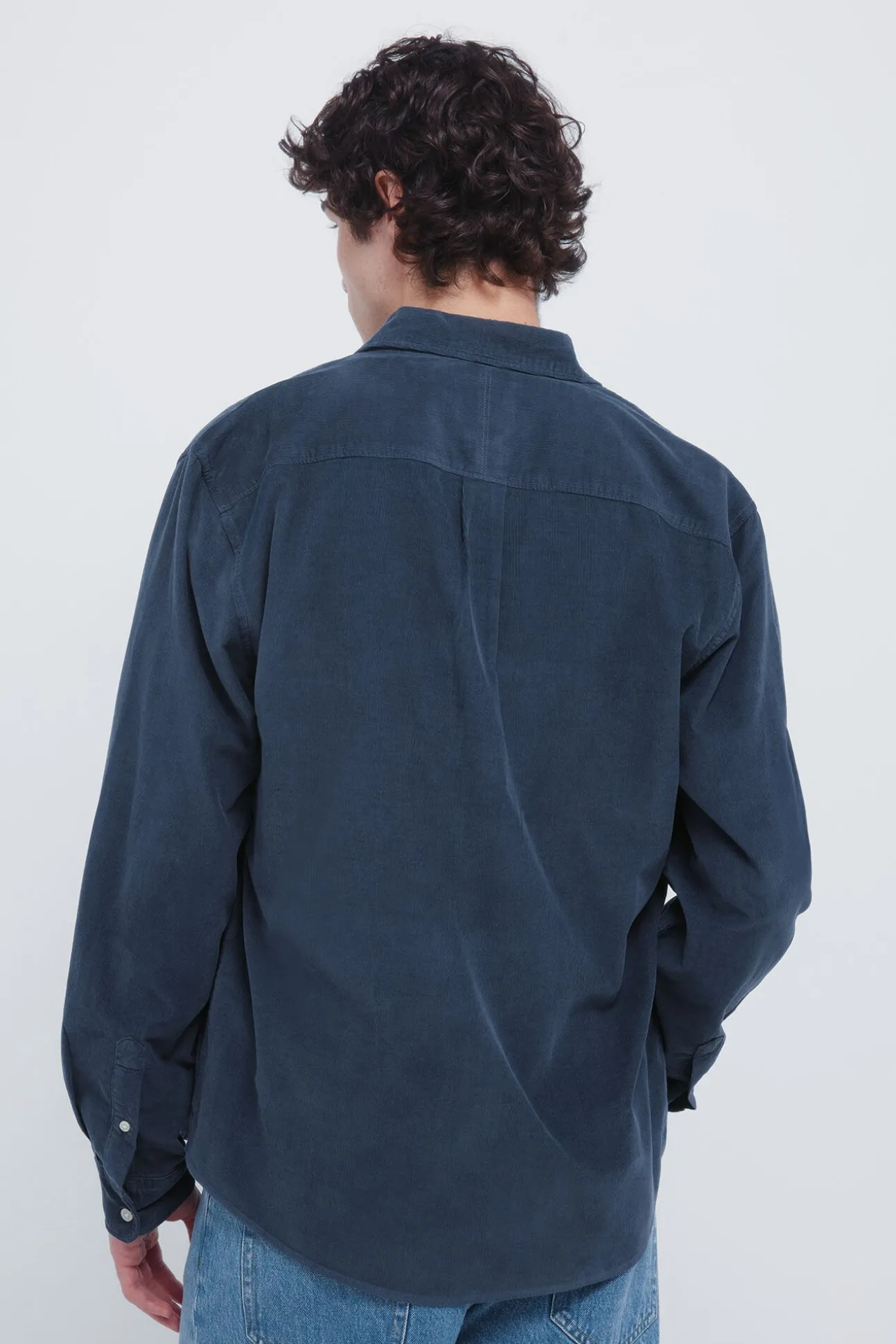 Camisa de micro veludo cotelê