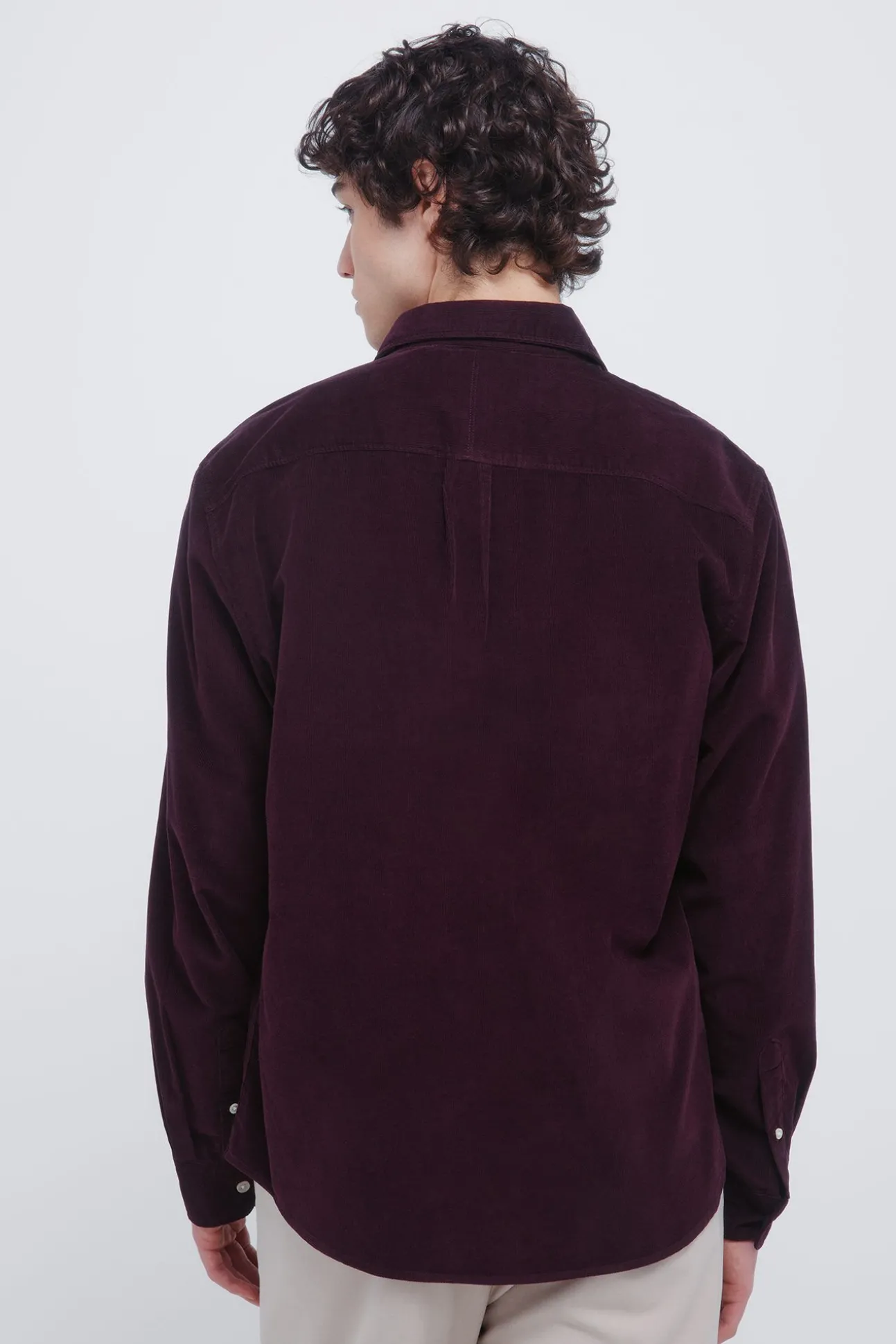 Camisa de micro veludo cotelê