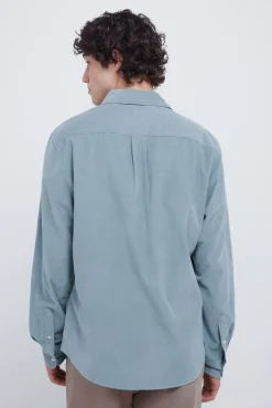 Camisa de micro veludo cotelê
