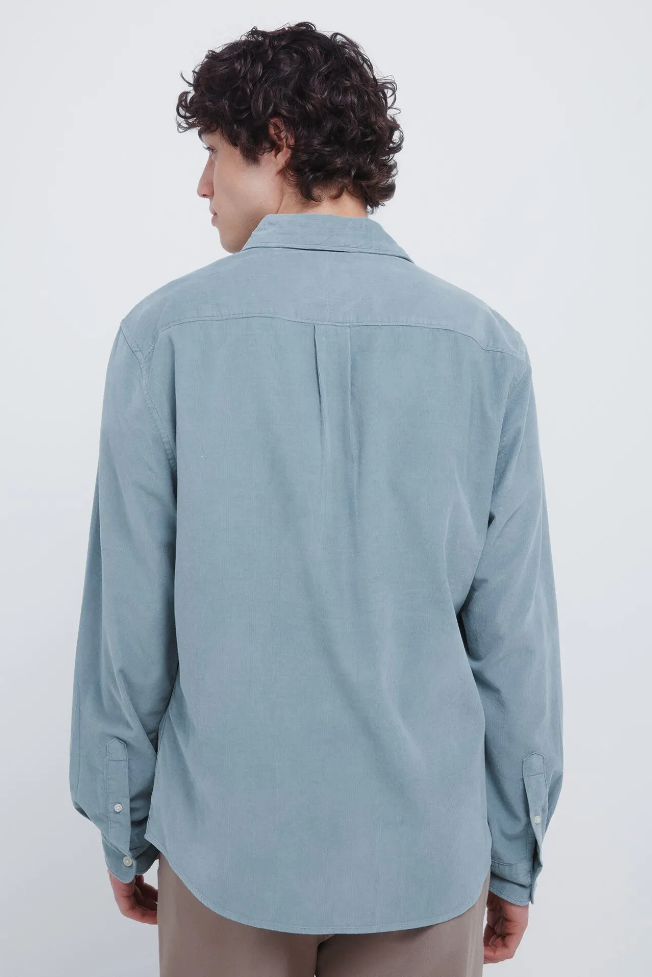 Camisa de micro veludo cotelê