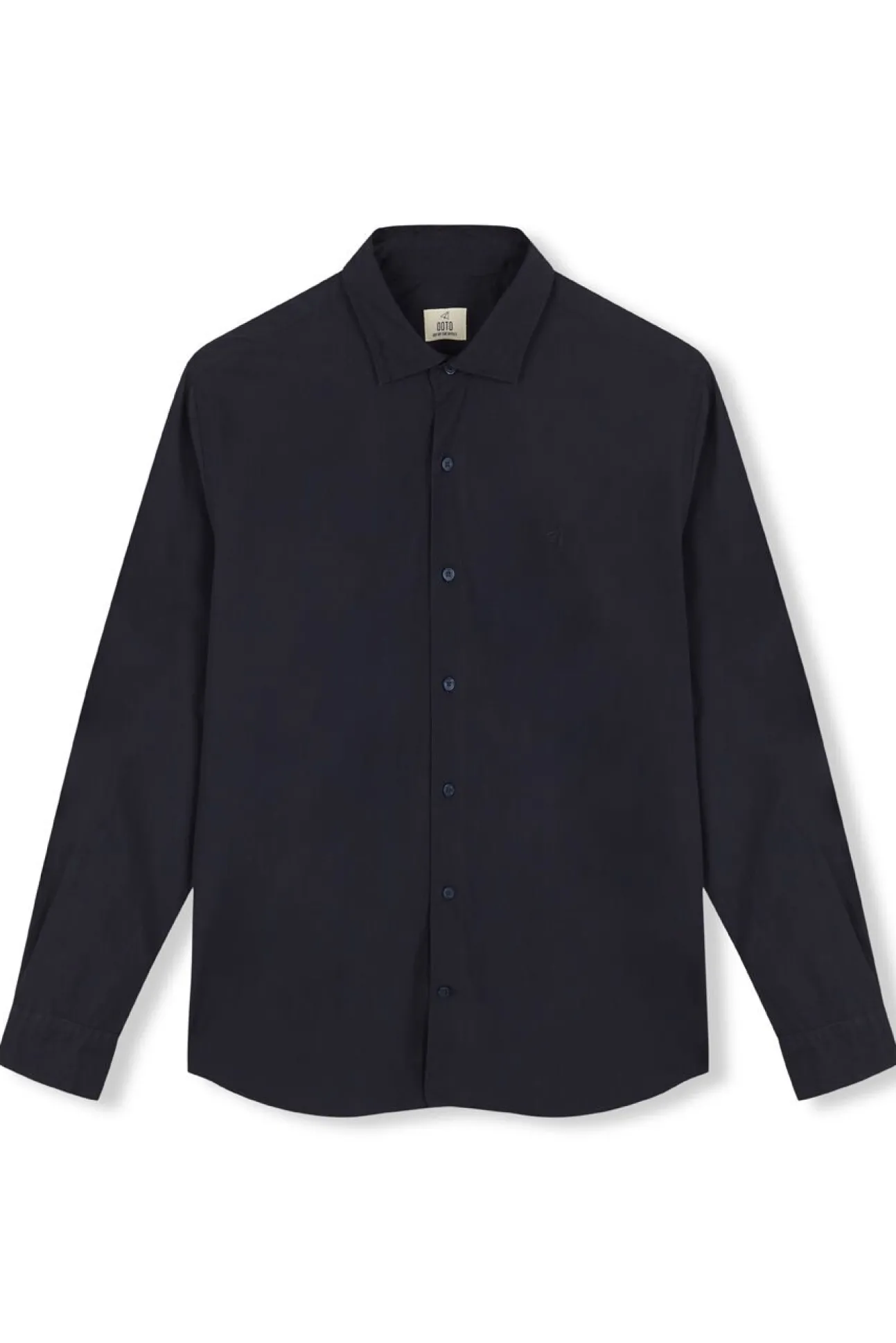 Camisa de popelina lisa