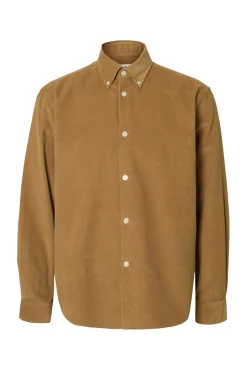 Camisa de veludo cotelê 100% algodão orgânico