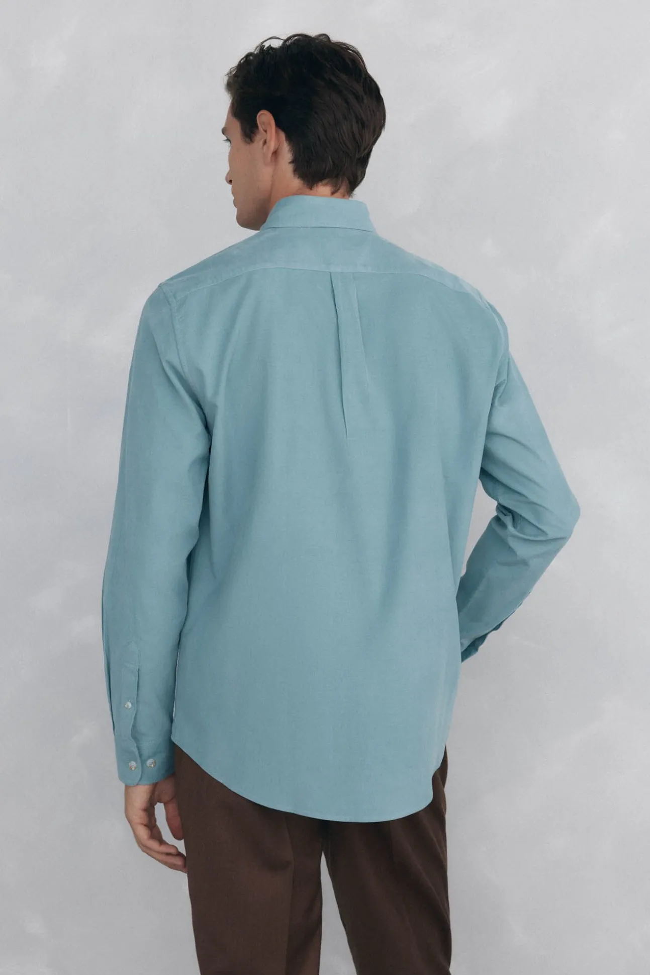 Camisa de veludo macio