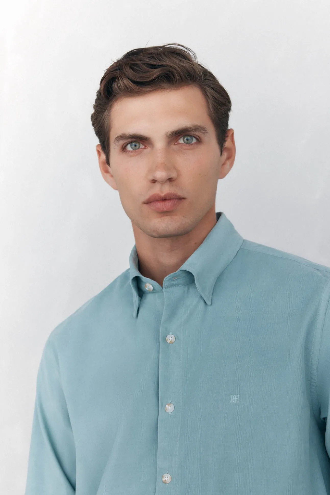 Camisa de veludo macio