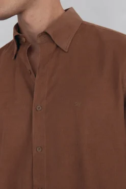 Camisa de veludo macio