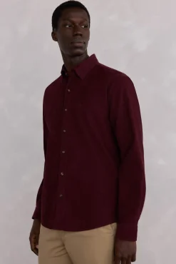 Camisa de veludo macio