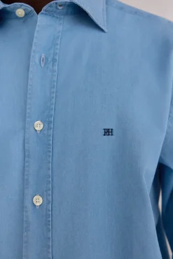 Camisa denim de tecido italiano