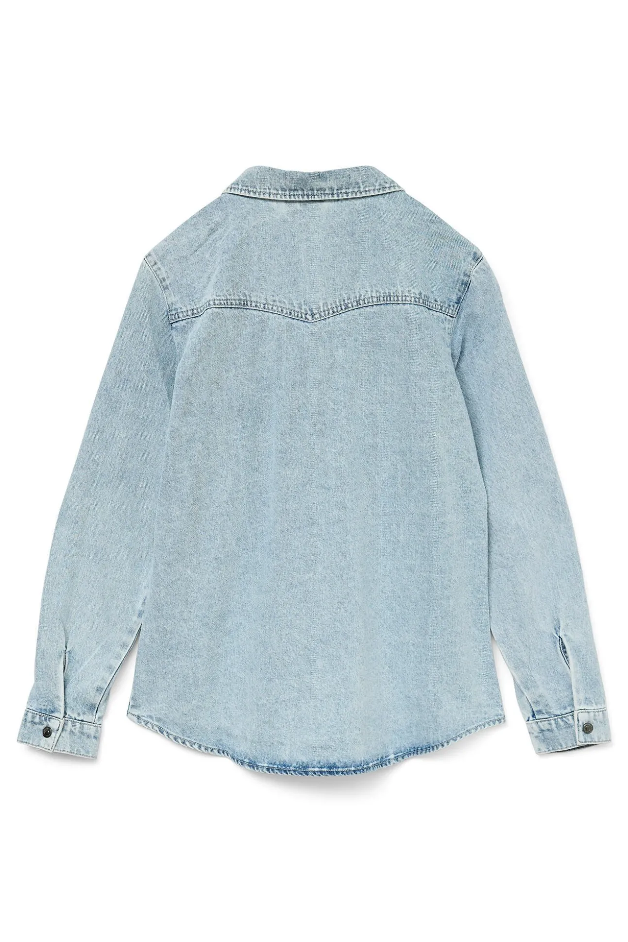 Camisa denim manga comprida