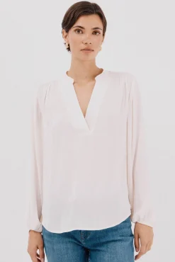Camisa elástica com botões