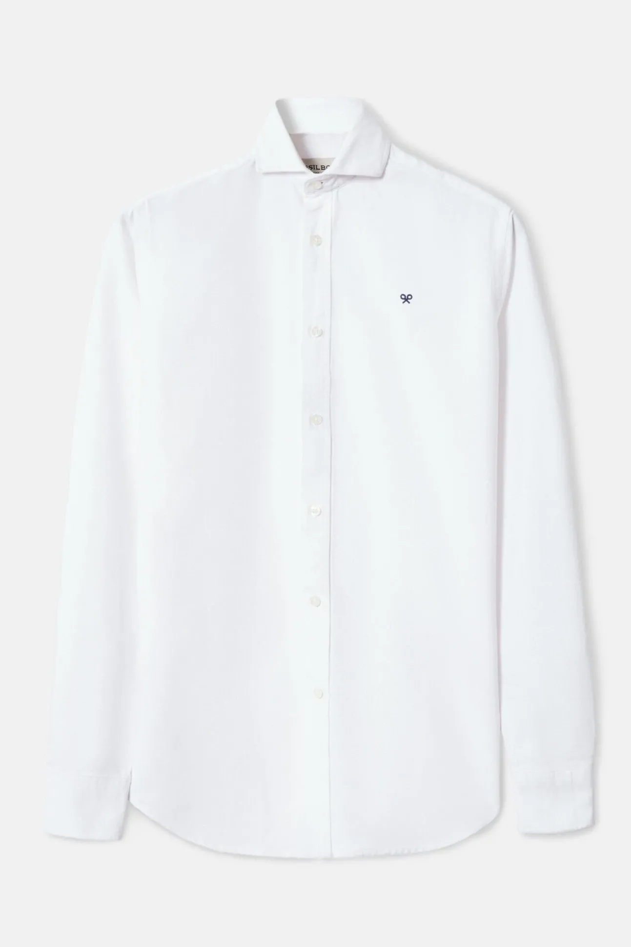 Camisa esportiva Oxford com corte franzido