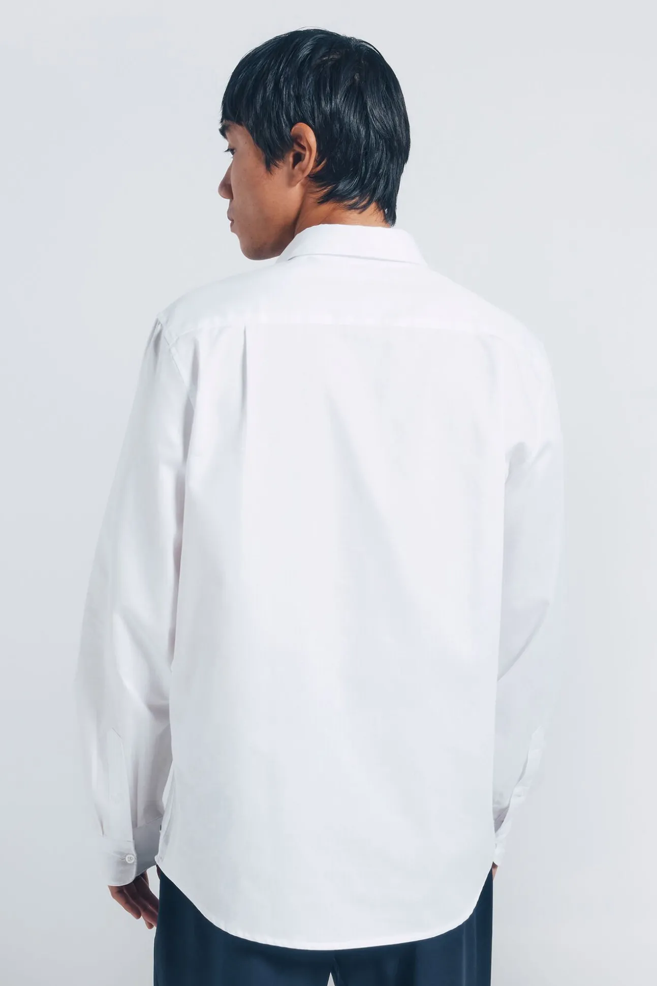 Camisa estruturada de fácil cuidado