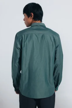 Camisa estruturada de fácil cuidado
