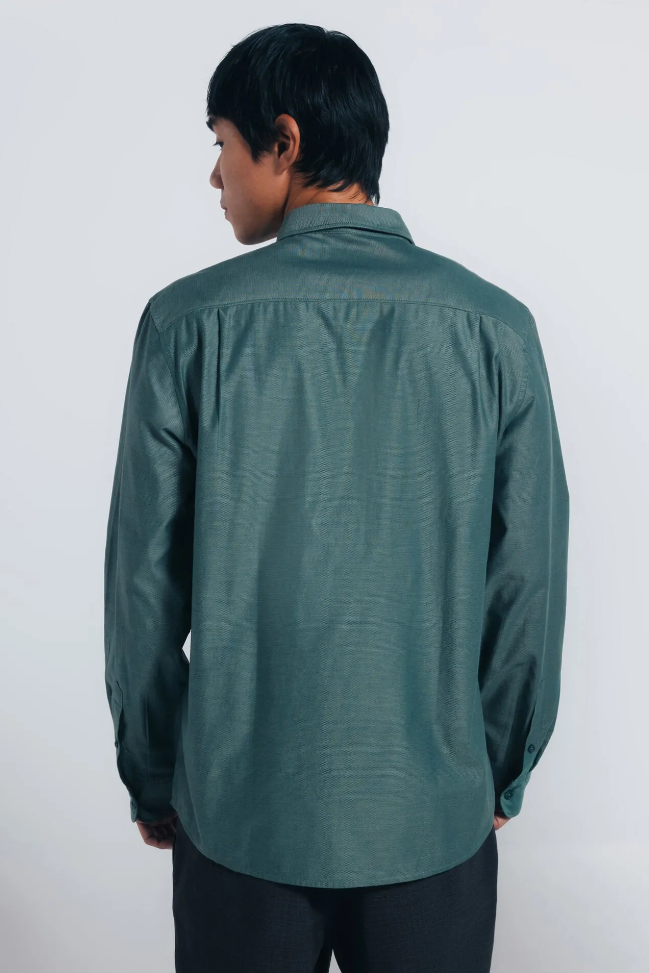 Camisa estruturada de fácil cuidado