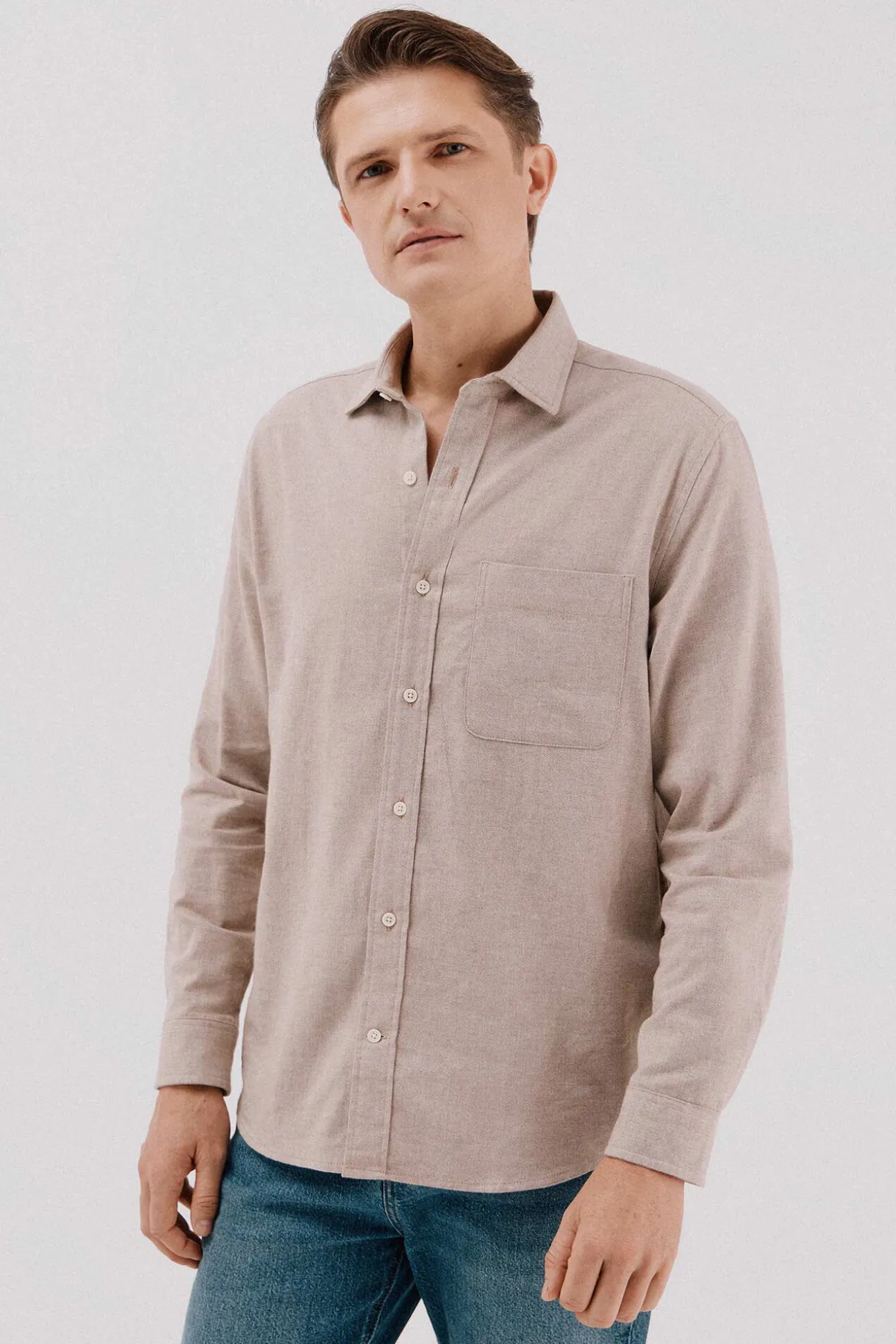 Camisa flanela espinha