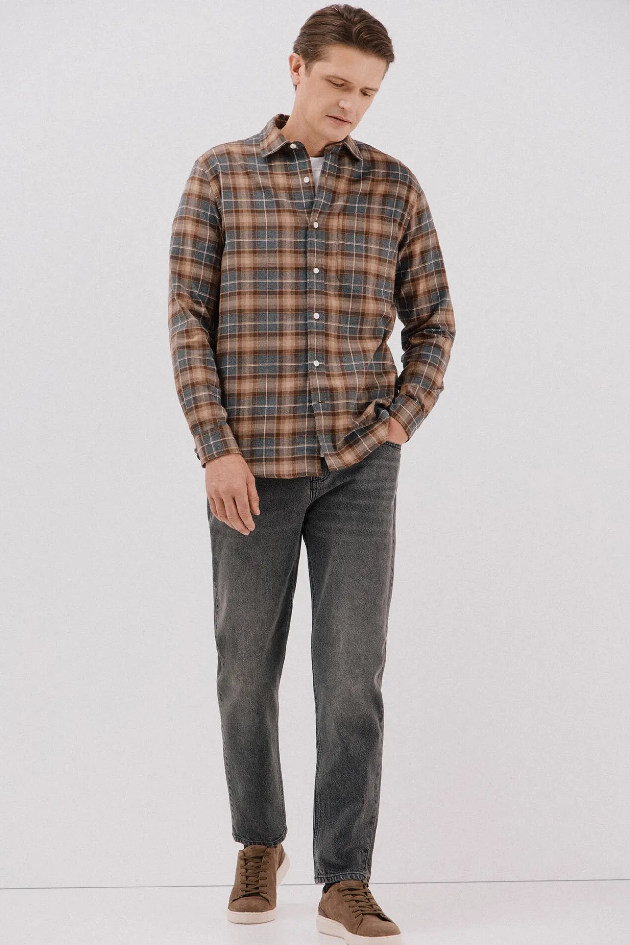 Camisa flanela xadrez
