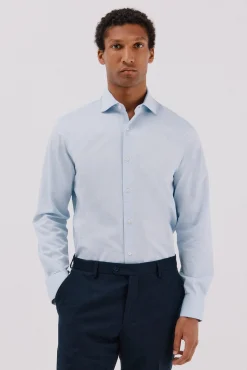 Camisa gémeos lisa fácil de engomar