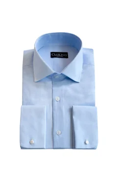 Camisa Lisa Duplo Punho Gola Inglesa