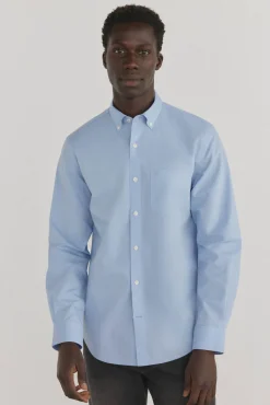 Camisa lisa sem ferro + anti-manchas