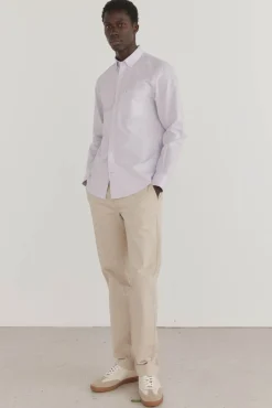 Camisa lisa sem ferro + anti-manchas