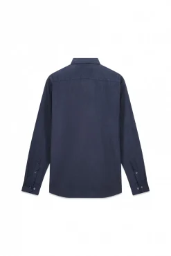 Camisa liso de algodão tencel sarja