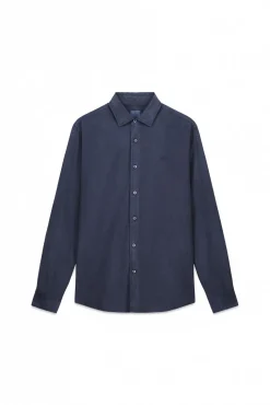 Camisa liso de algodão tencel sarja