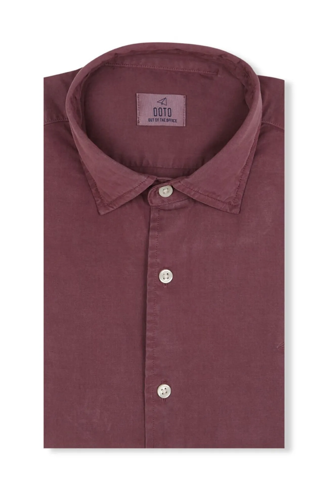 Camisa liso de algodão tencel sarja