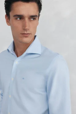 Camisa non iron + antimanchas