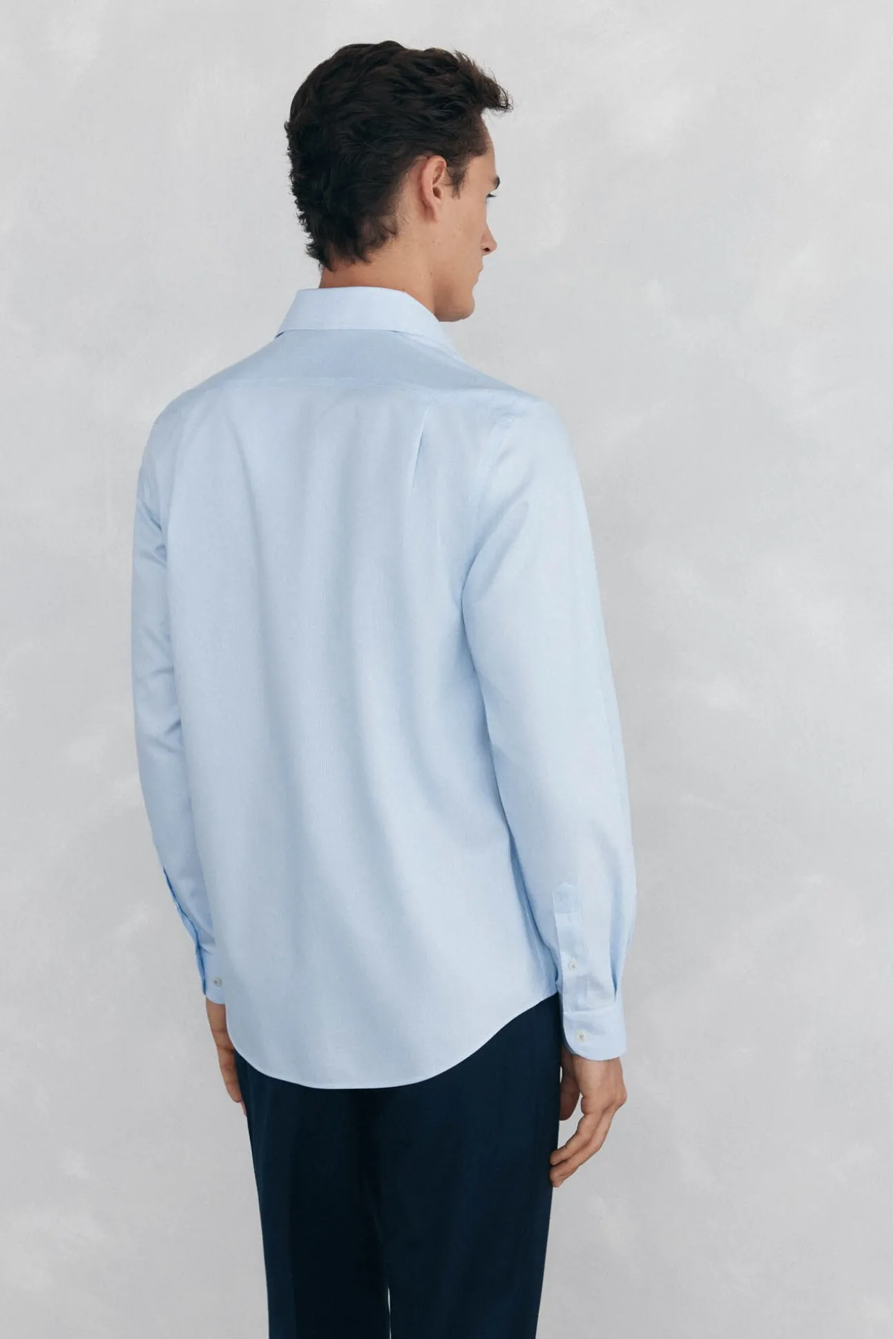 Camisa non iron + antimanchas