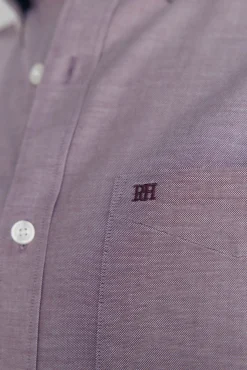 Camisa non-iron oxford liso