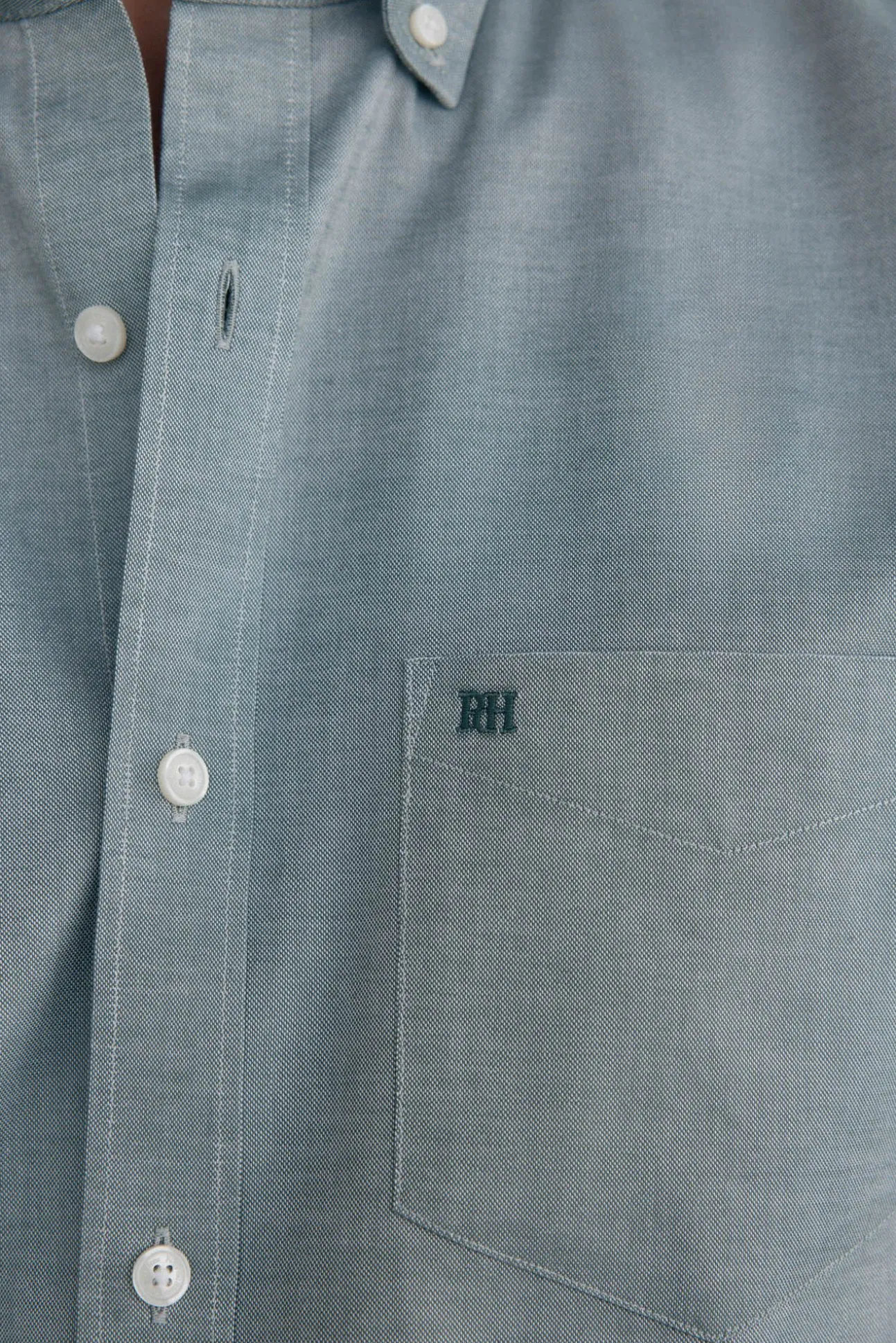Camisa non-iron oxford liso