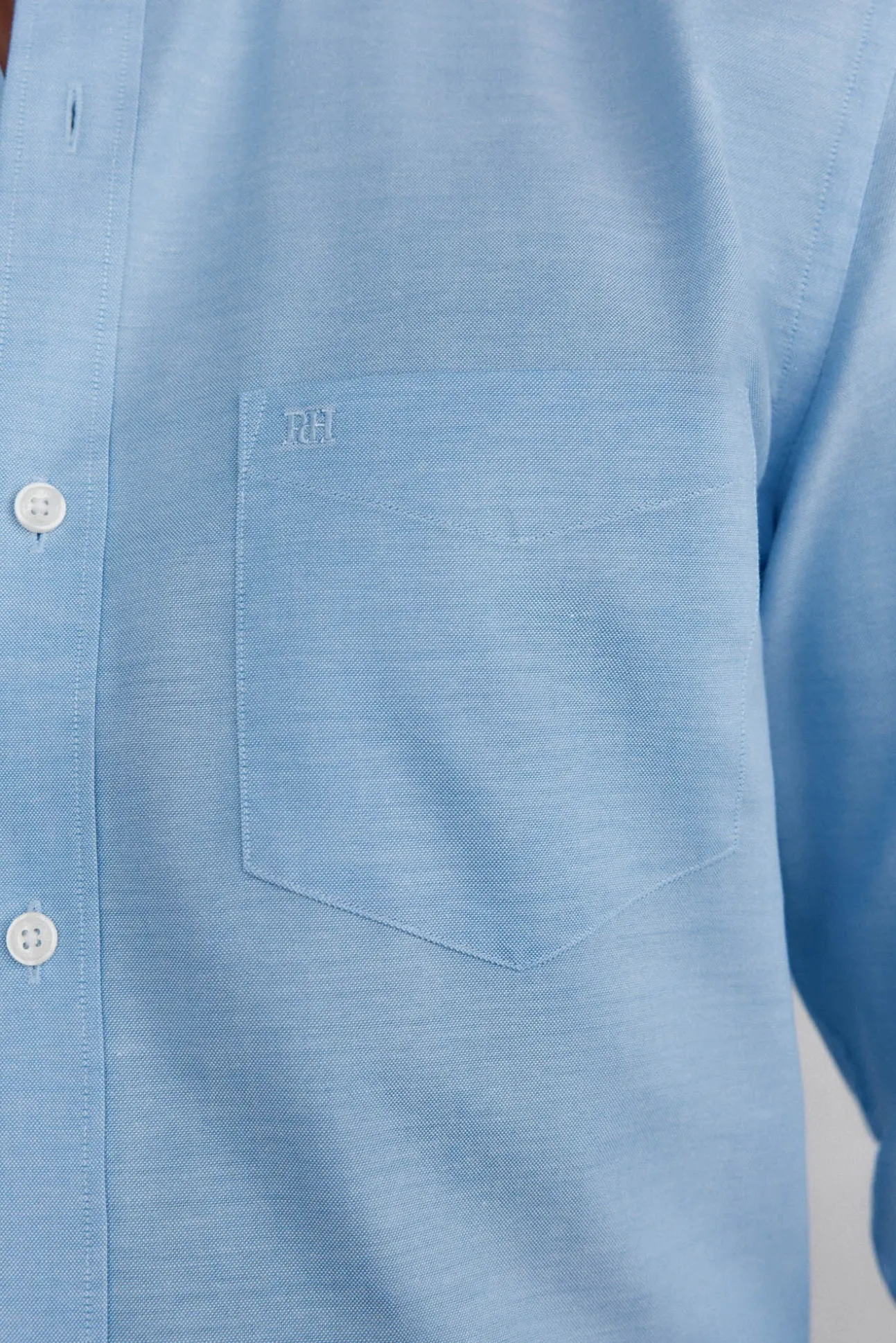 Camisa non-iron oxford liso