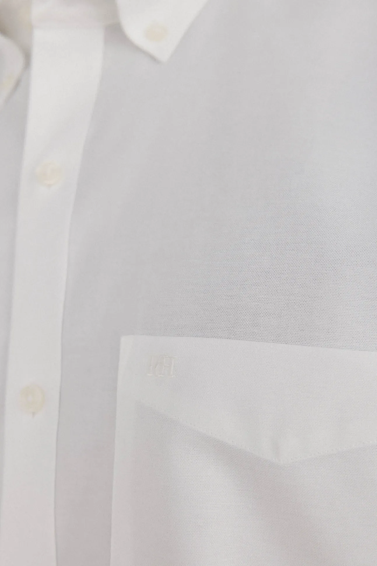 Camisa non-iron oxford liso