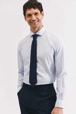 Camisa ottoman corte slim fácil de engomar